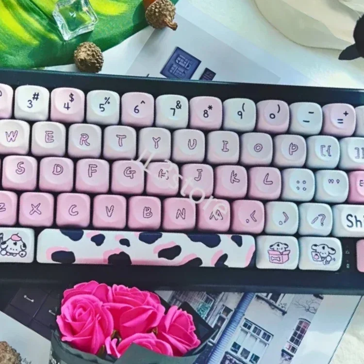 

Keycap single personality original creative MOA theme five-sided sublimation process mechanical keyboard keycap PBT