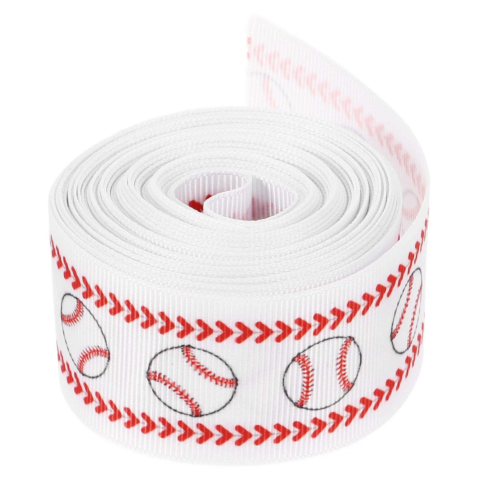 

1 Roll Baseball Themed For Gift Wrapping Craft Decor Cake Box Packing Decorative Ribbon Party Present Wrap Sports Baseball
