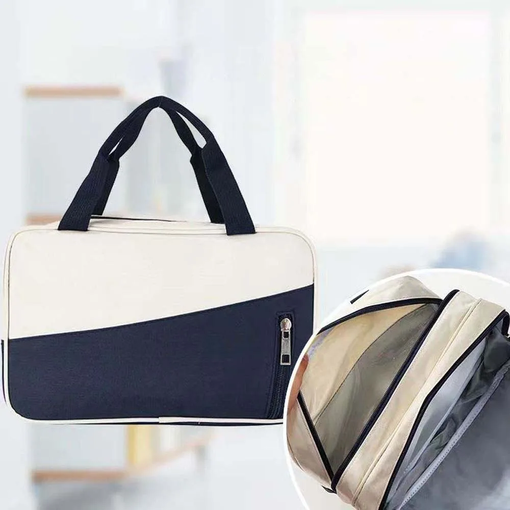 Bolsa de viagem em tecido oxford de pvc, dobrável, multifuncional, separação seca e molhada, bolsa de bagagem, anti-respingos, água, várias camadas