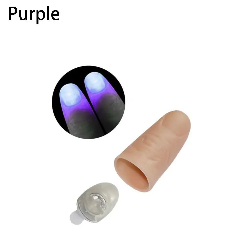 1 Pc Decor Gifts LED Glow  Induction Light Light Up Thumbs Finger Light Flashing Fingers