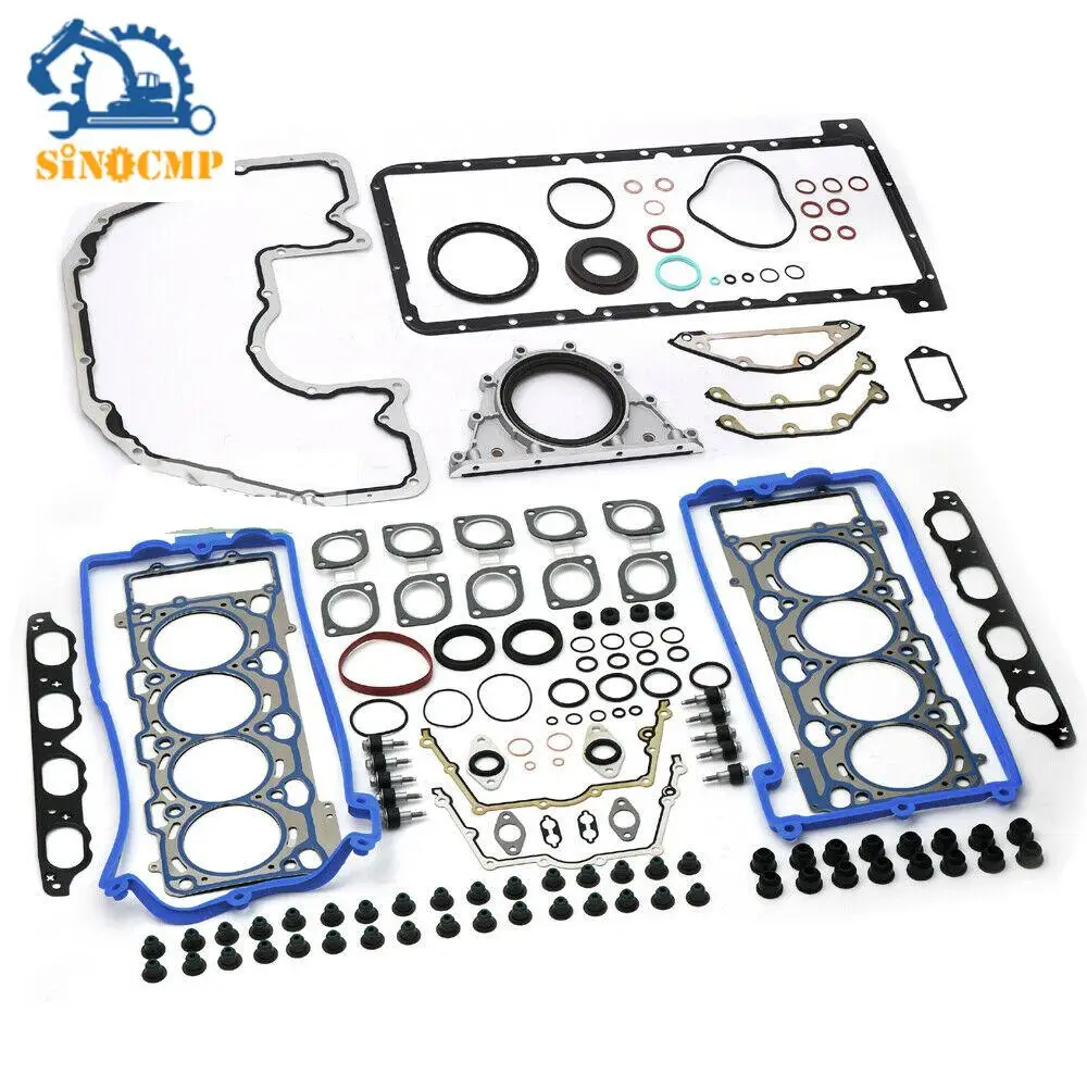 

Engine Gasket Seals Overhaul Kit N62B48 4.8L For BMW E60 E61 E63 E64 E65 E66 E53 E70 550i 650i 750i X5 V8 Naturally aspirated