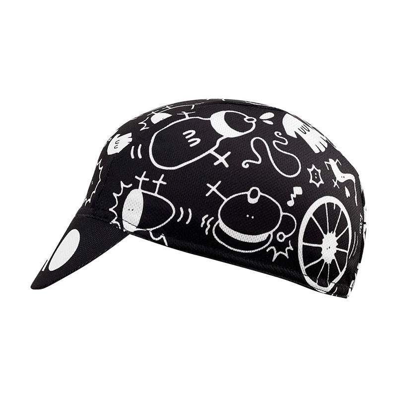 New black cycling cap with sweat-resistant classics and street neutral style