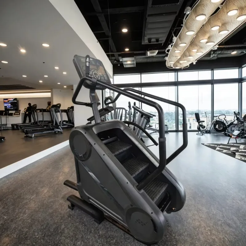 Equipo de Stairmaster de Fitness comercial, máquinas trepadoras de escaleras maestras cardio paso a paso para gimnasio, duraderas para uso diario