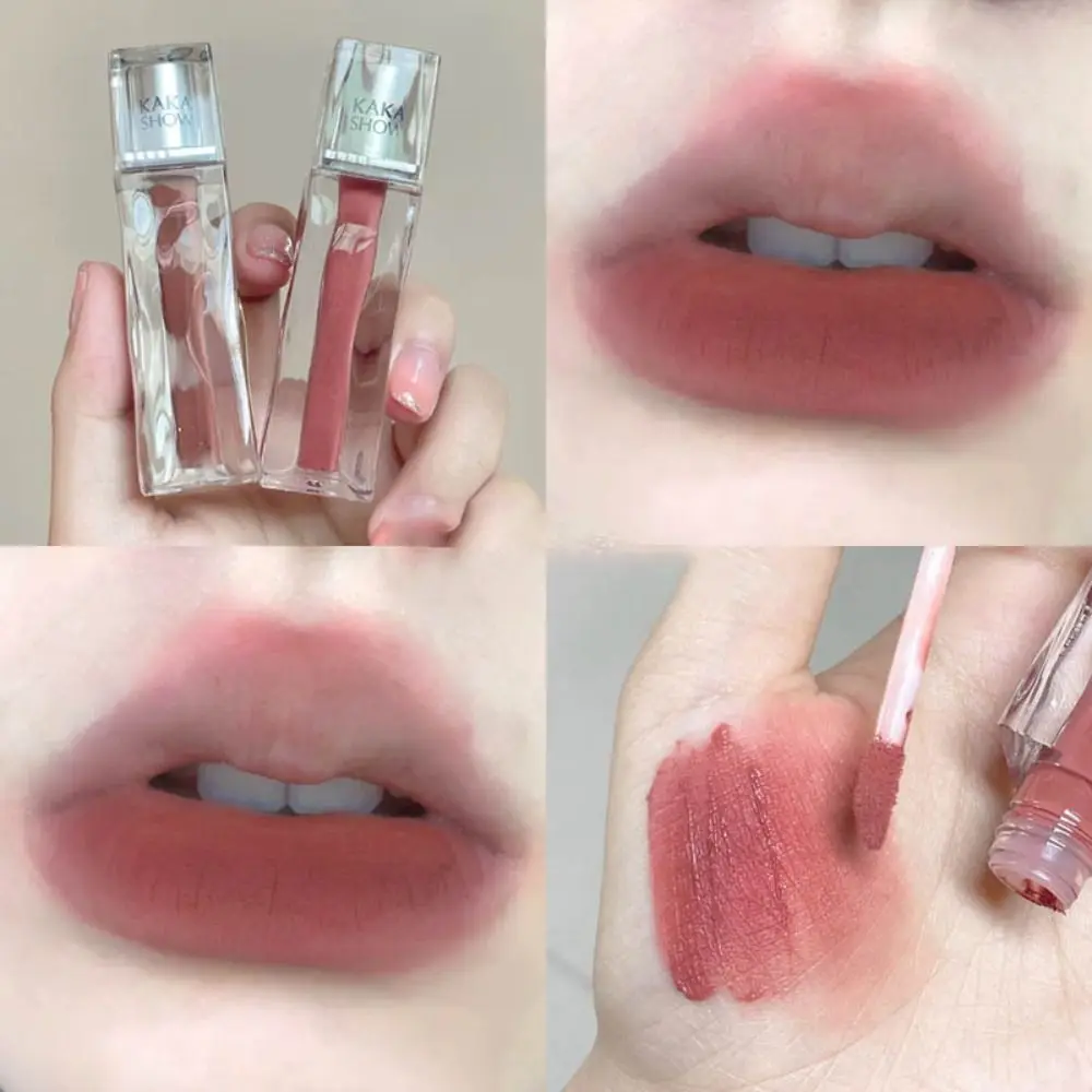 Waterdicht Transparant Water Gloss Lip Glazuur Langdurige Non-Stick Cup Matte Mist Lippenstift Zweetbestendig Helder En Hydraterend