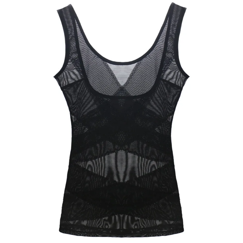 

Seamless Mesh Thin Slimming Bodysuit Shaper Seamless Abdomen Postpartum Vest Lingerie Undershirts Women's Corset Top Women