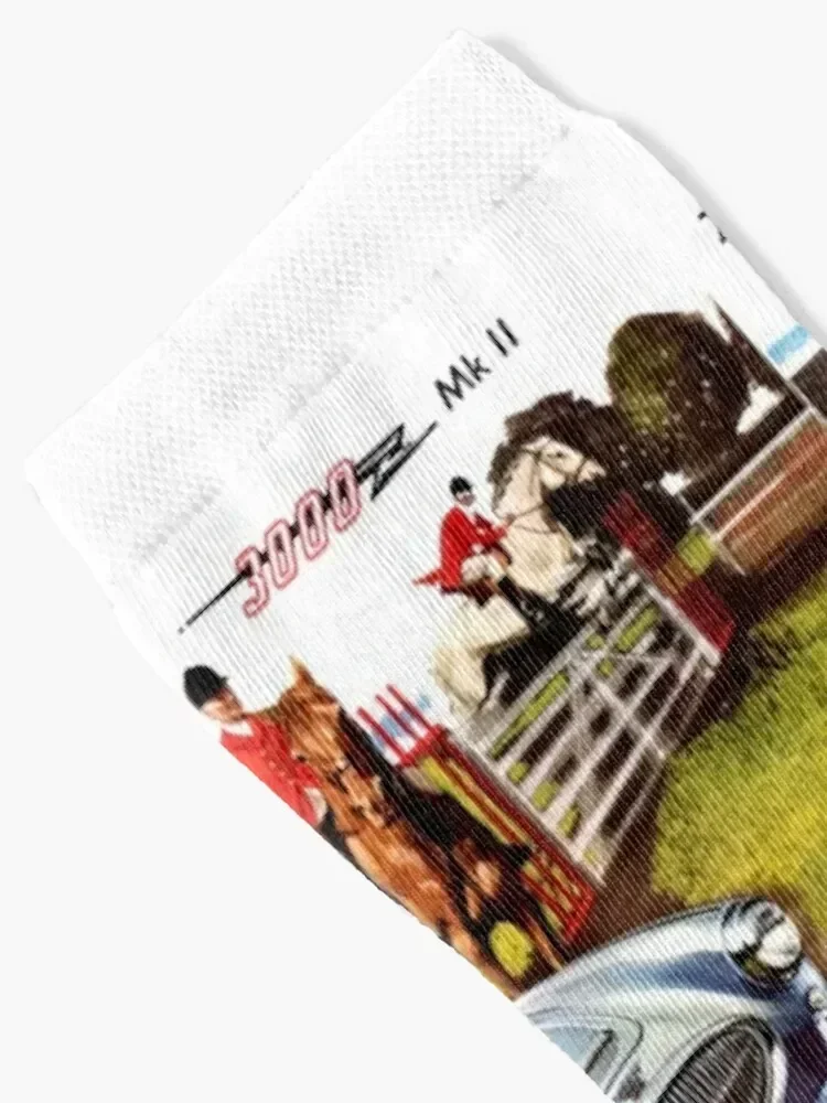 AUSTIN HEALEY 3000 MK III SPORTS CONVERTIBLE Socks tennis anime colored Children's Man Socks Women's