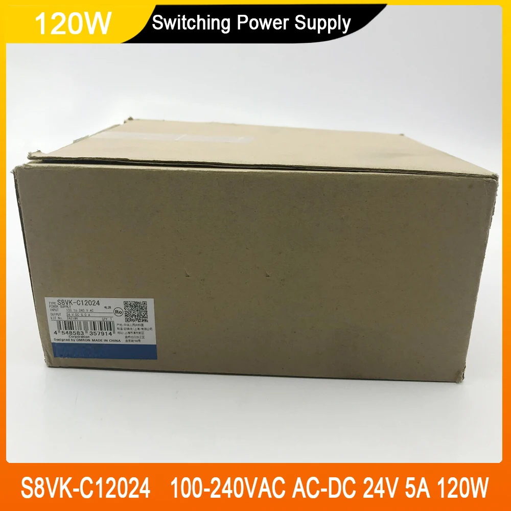 

S8VK-C12024 100-240VAC AC-DC 24V 5A 120W Switching Power Supply High Quality Fast Ship