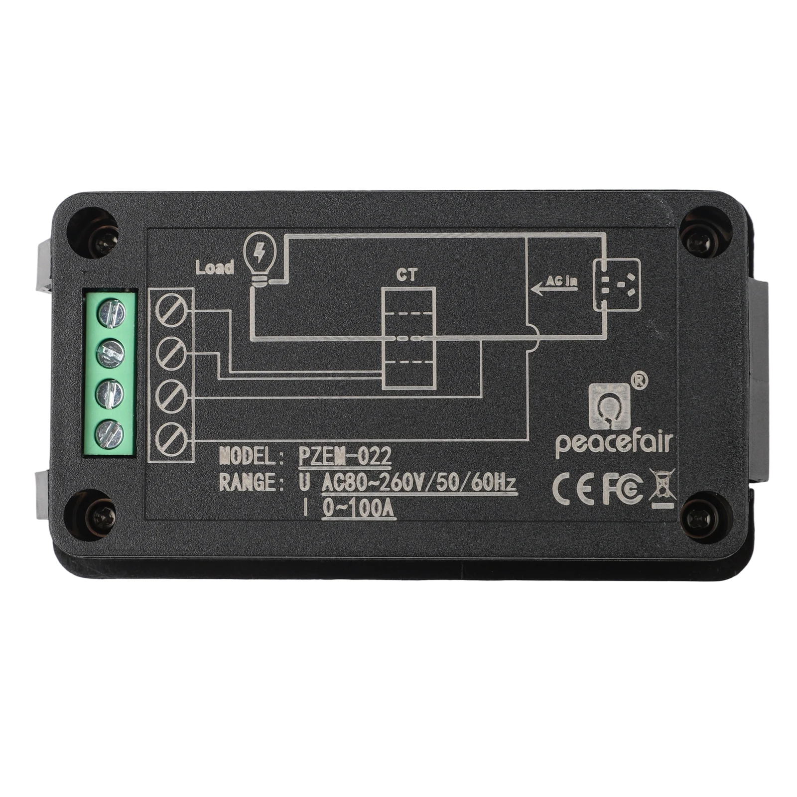 AC Voltage Meter Digital Meter For Electrical Testing ABS Material Backlight Control Feature Data Storage Function