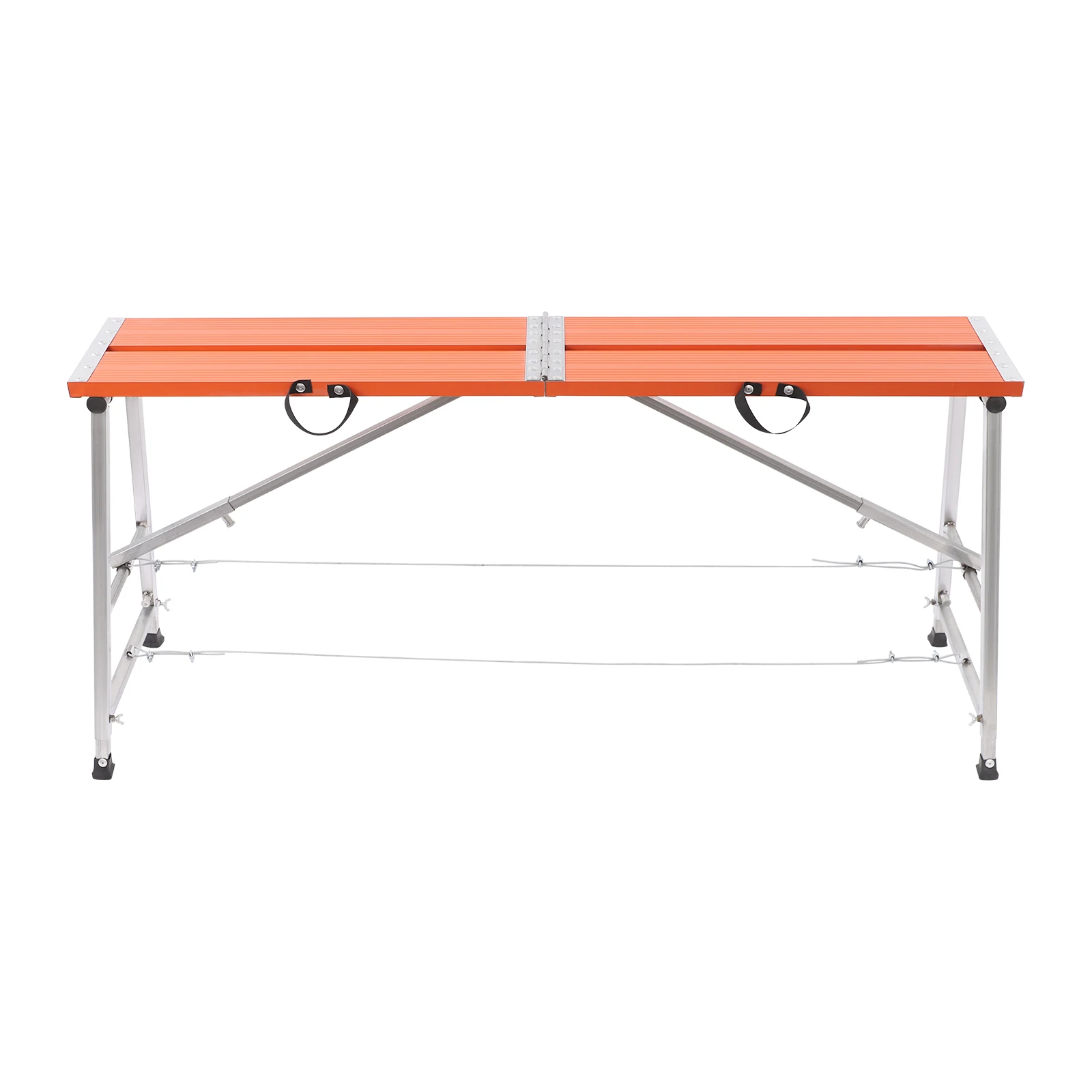 

Adjustable Height Folding Scaffolding Platform, Aluminum Alloy Portable Work Platform Scaffolding Ladder