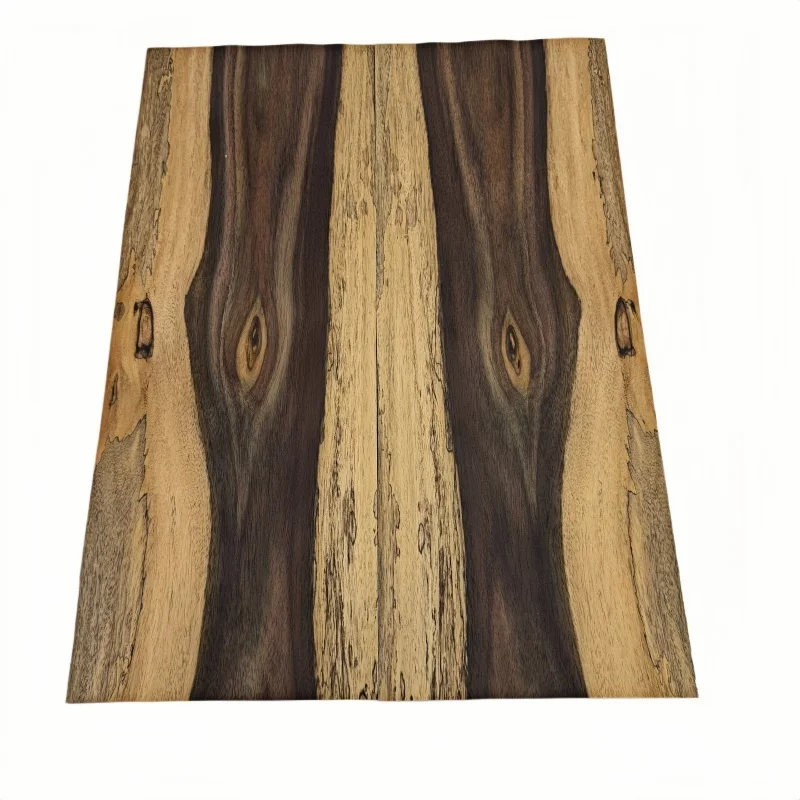 

2pcs 0.5mm natural padauk veneer, bookmatched, guitar body veneer, DIY marquetry veneer, size 50x18cm