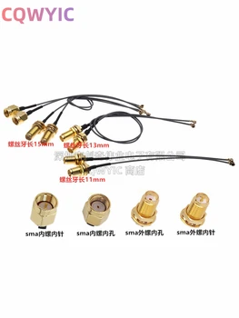 1pcs 1st generation IPEX to SMA connector RF1.13 IPX to SMA adapter WIFI/GSM/3G/4G/RF cable tooth length 11/13/15MM