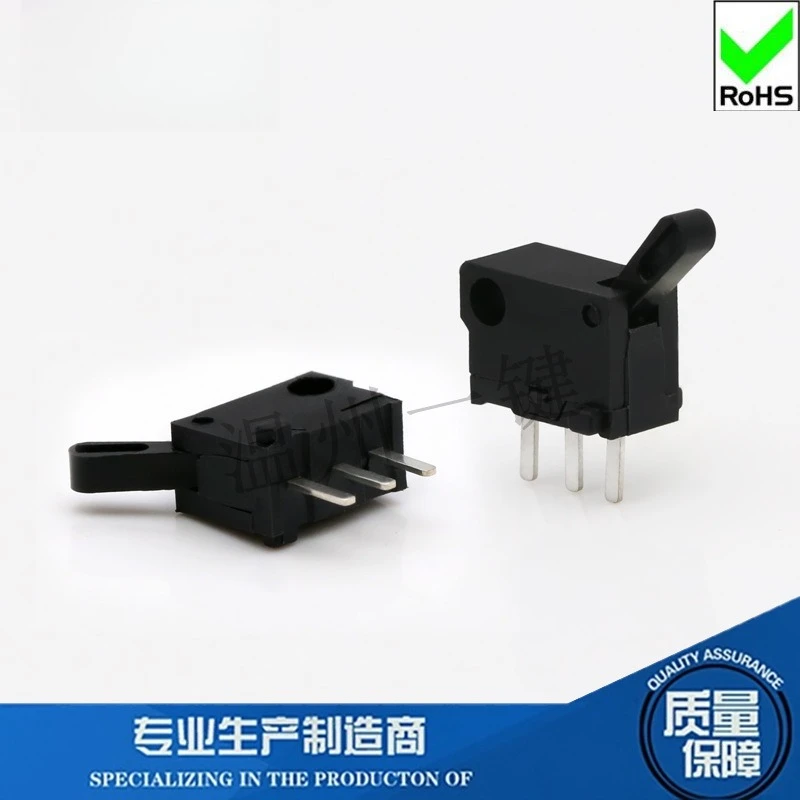 50Pcs/Lot Limit Switch 3-pin Game Connector Flash Door Reset Micro-motion Detection Button Switch 8*5.5mm