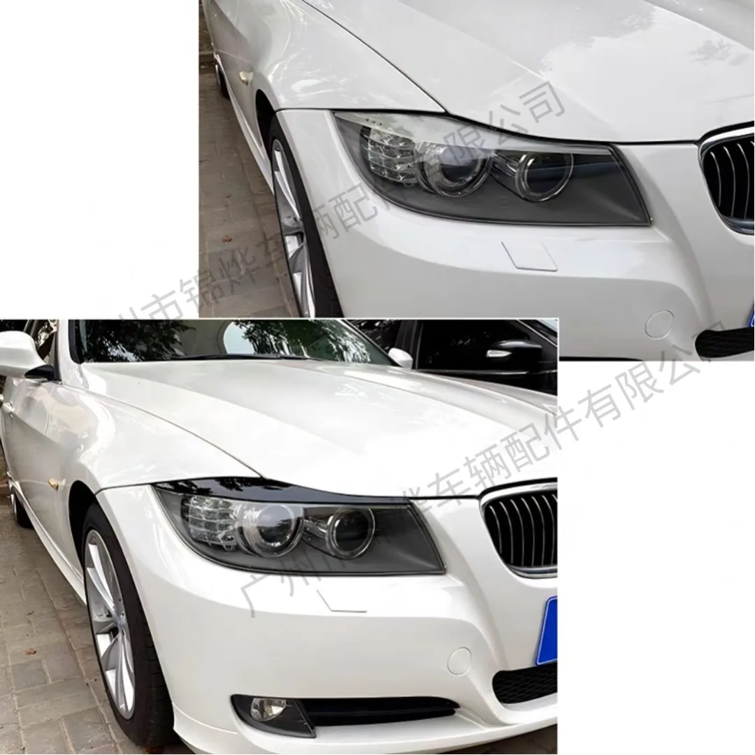 

Suitable for 05-12 BMW 3 Series E90/E91 four-door modified headlight eyebrow appearance decorative sticker ABS material