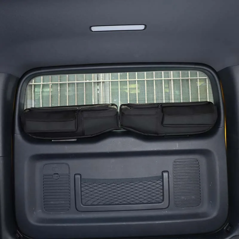 For BYD Equation Leopard 5 8 DENZA B5 B8 Car Trunk Tailgate Window Storage Bag Cargo Tools Tidying Package Car Accessories