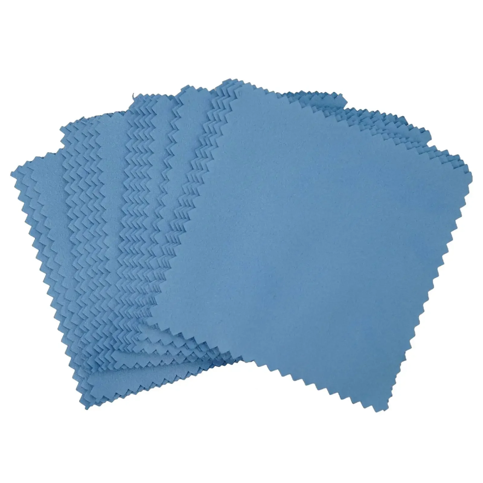 Lint-Free Accessories 20PCS Cleaning Cloths Microfiber Ceramic Car 10*10 Cm Blue Shed-less Automotive Supplies