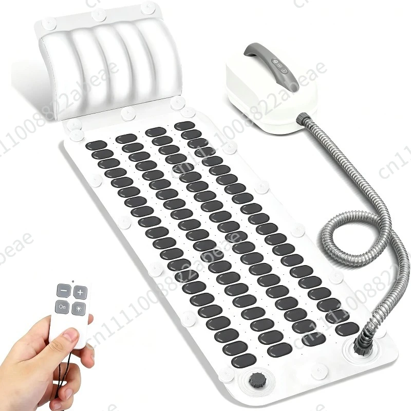 Electric Surf Bubble SPA Full Body Bubble Massage Spa Machine, Non-slip Bath Mat Wireless Remote Control Bubble Bath