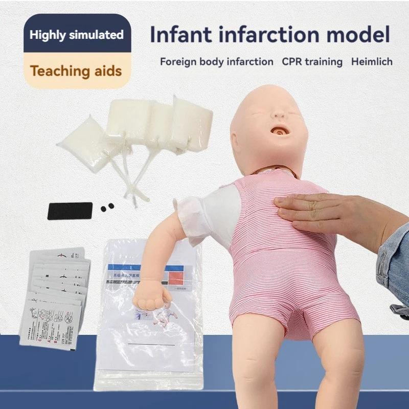 CPR Baby Doll Resuscitation Infant Infarction Model Neonatal Airway Obstruction CPR Model