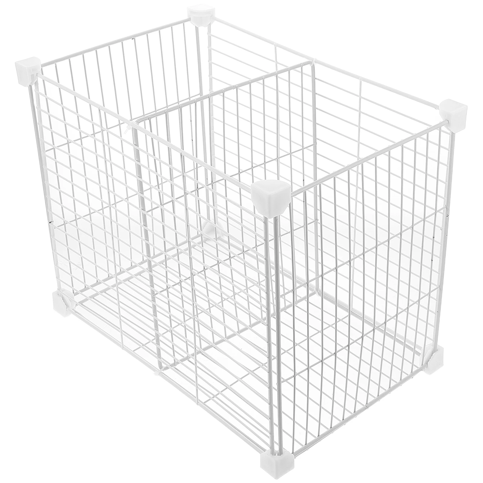 

Freezer Organizer Bin Iron Wire Basket Adjustable Partition Storage Basket for Kitchen Pantry Refrigerator Storage