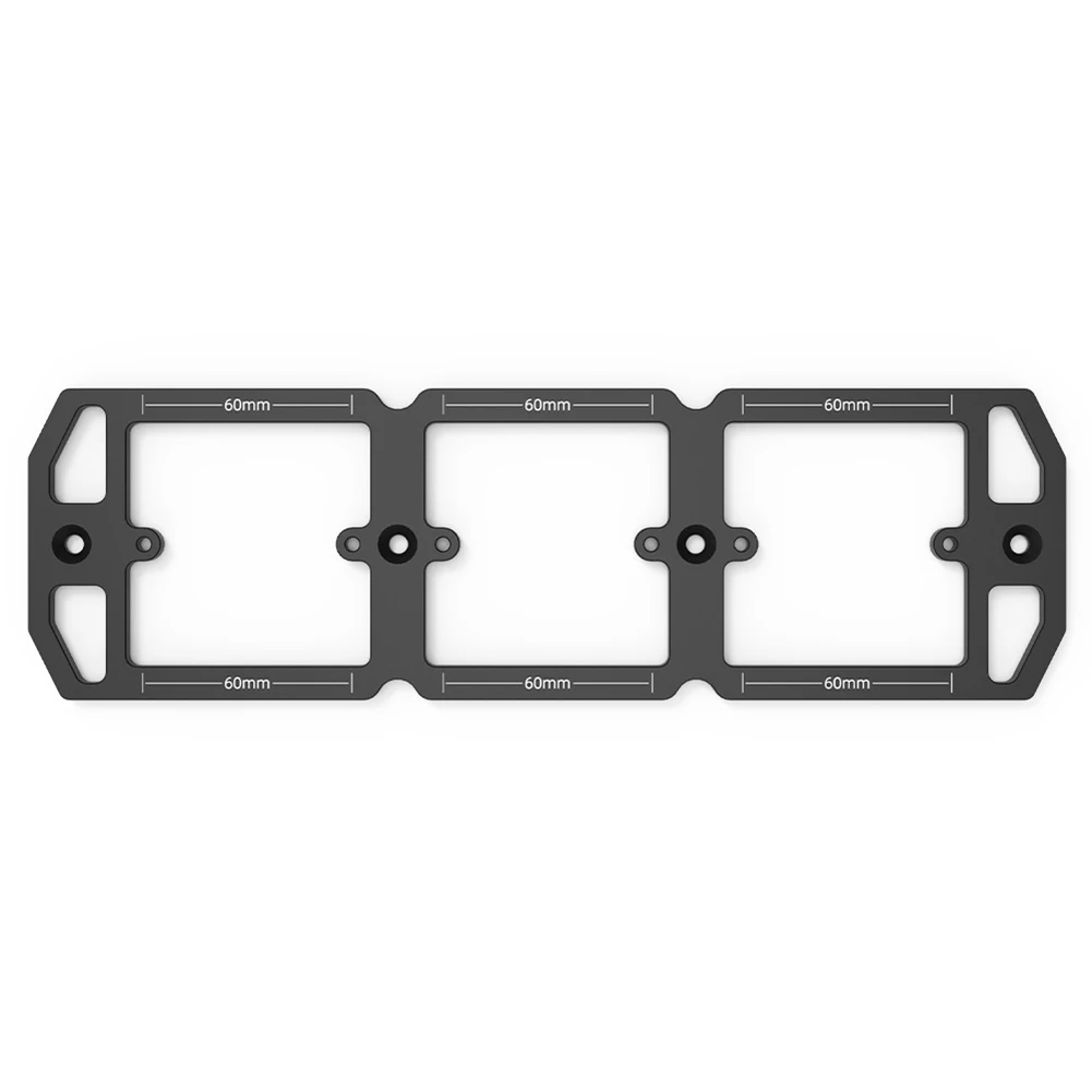 86 Type Wire Box Template 5.7mm Aluminum Alloy Switch Socket Opening Jig For Wooden Board Slotting Power Tool Accessories