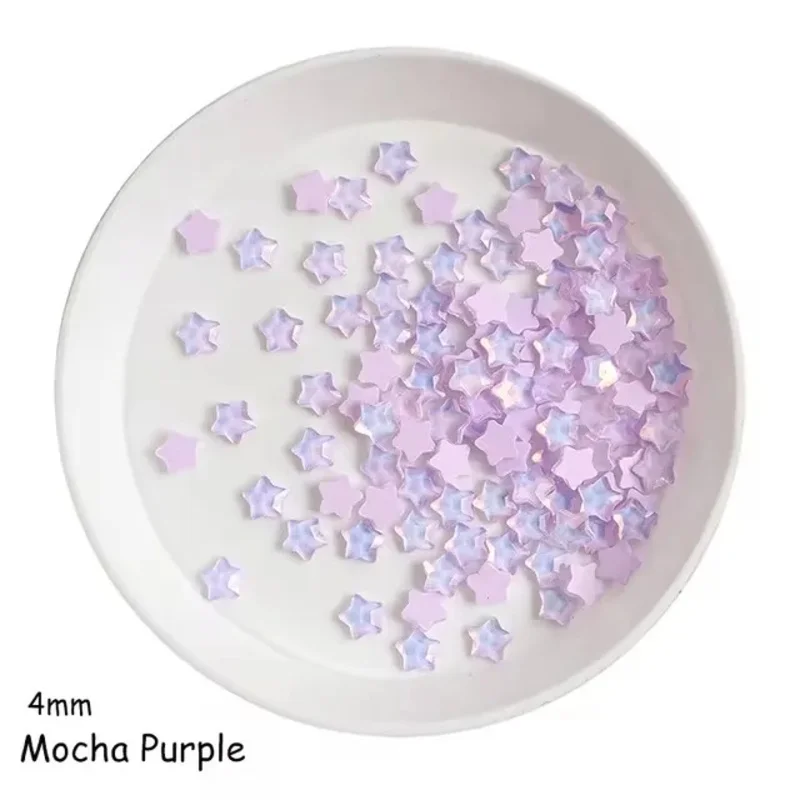 ​ ​ 100 pezzi carino mini moka stelle colorate 4 mm vetro piatto cristallo nail art strass decorazione unghie fai da te pietra ​