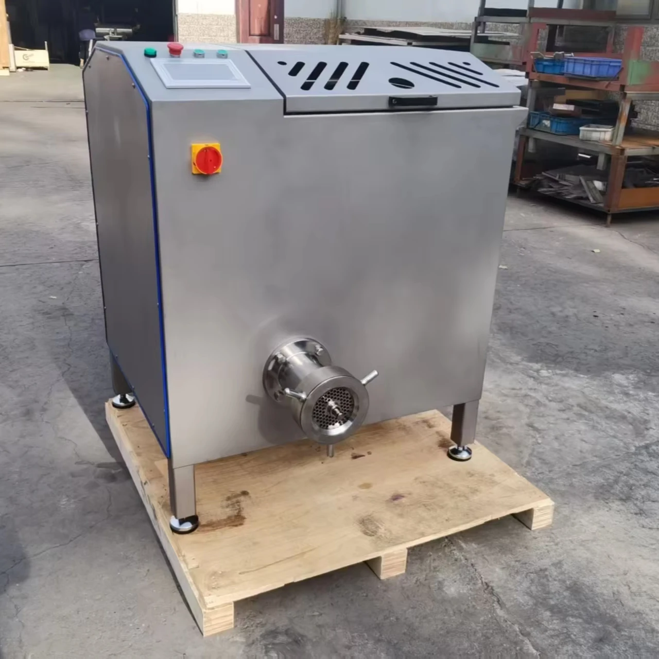 2026 New 200L Commercial Stainless Steel Meat Mixer Mincer Machine Three Phase 380V Meat Mixing Grinding Equipment for Sausage