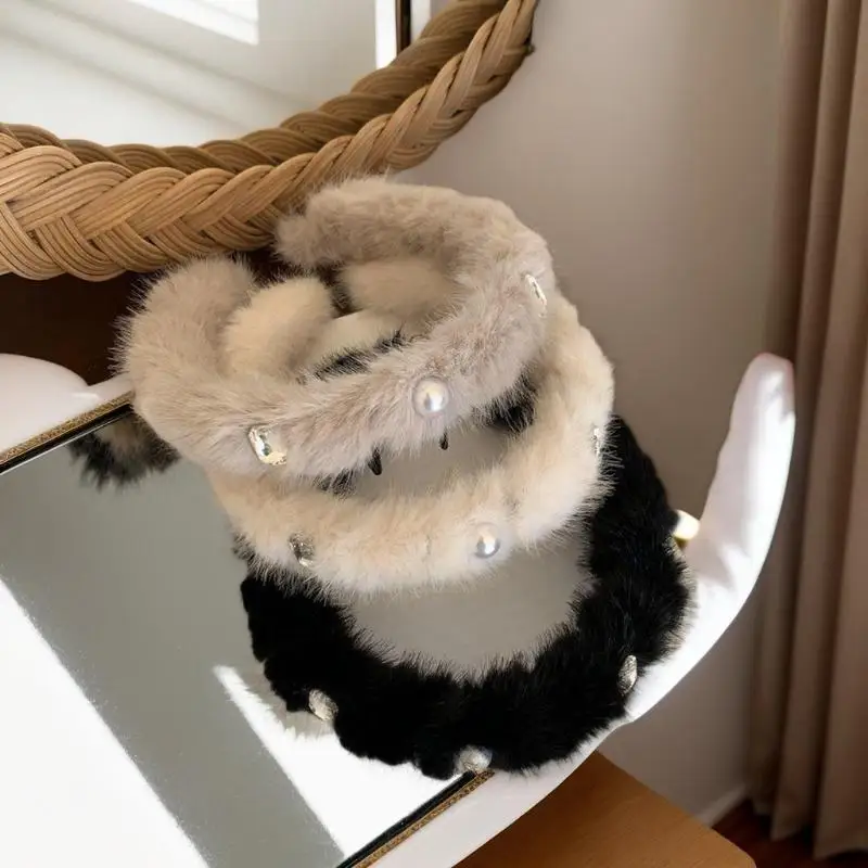 ربطة شعر من القطيفة غير قابلة للانزلاق للنساء، زينة شعر حلوة، عصابة رأس، إكسسوارات شعر عصرية #2