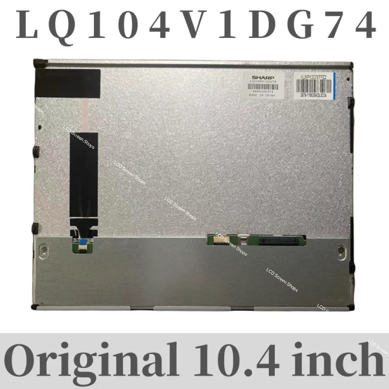 Tela LCD original, novo, 10.4 Polegada, LQ104V1DG74, NLL448AC33-A1D