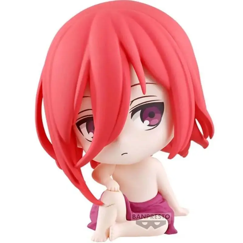 

Bandai Rin Itoshi Blue Lock Anime Mascot Cute Chibi Bath Version Official Collectible Figure PVC For Fans And Collectors Stylish