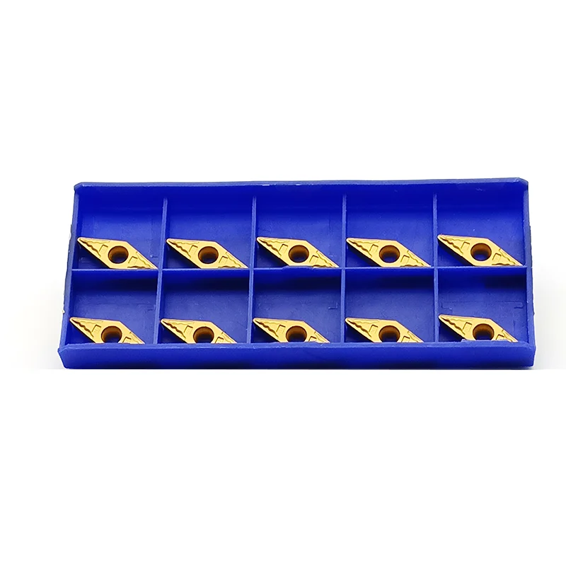 10 sztuk płytka węglikowa VBMT160404 VBMT160408 HM YBC251 YBC252 oryginalny toczenie sterowane komputerowo narzędzie do cięcia metalu VBMT ostrze do stali