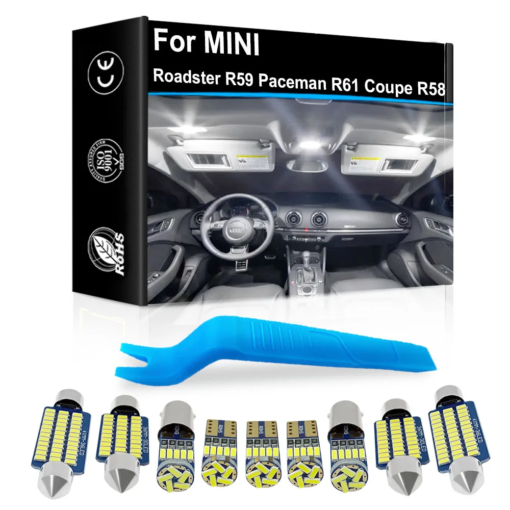 

Car Interior LED Light For MINI Roadster R59 Paceman R61 Coupe R58 2012 2013 2014 2015 2016 Parts Accessories Indoor Lamp Canbus