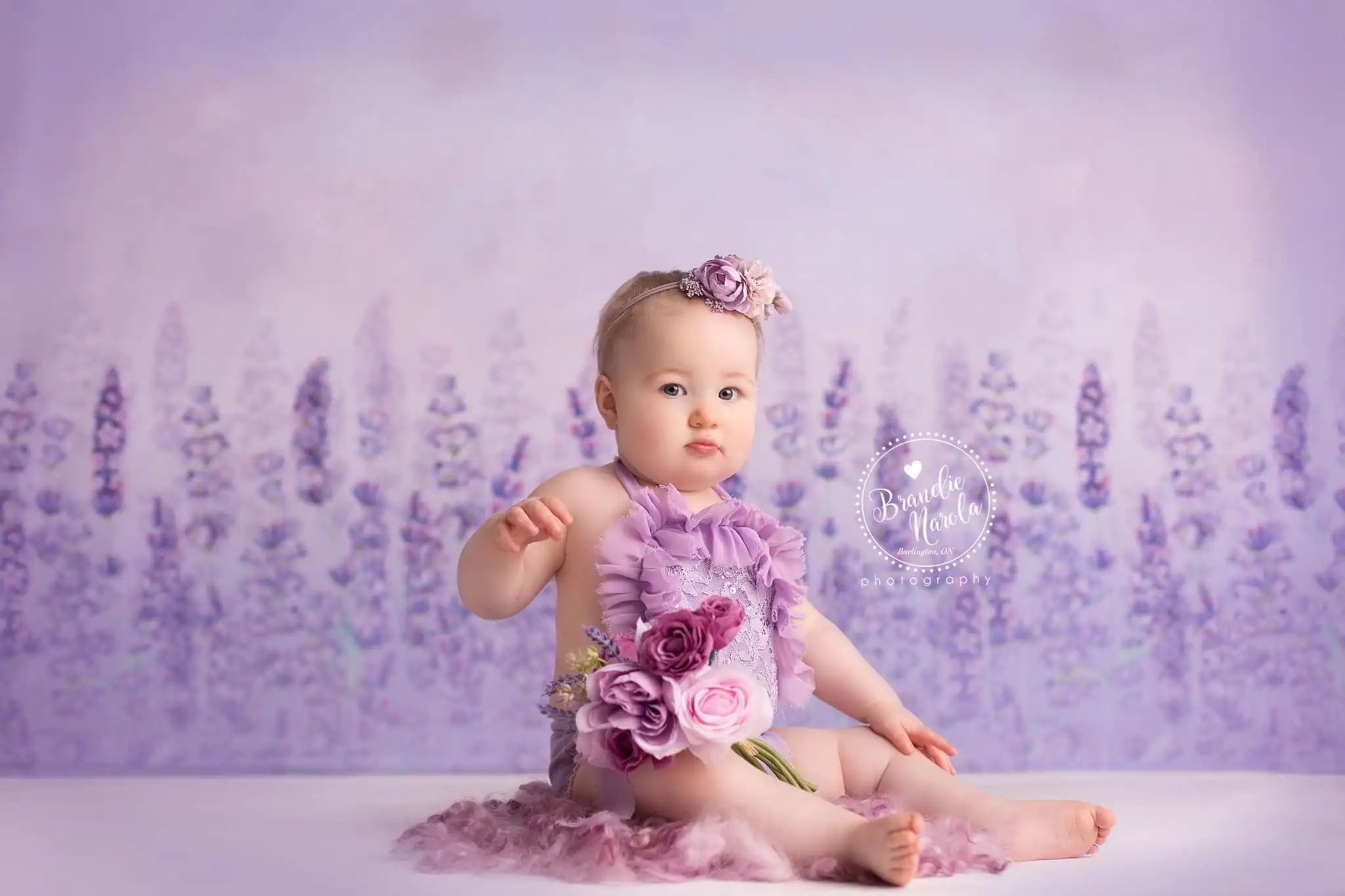 Lilac Fields Backdrop Kids Baby Cake Smash Photocall Decors Child Girls Adult Birthday Studio Photography Backgrounds