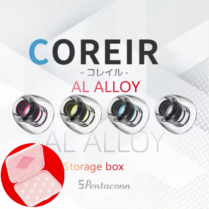 Pentaconn Coreir Al Alloy Aluminum Eartips for In-Ear Monitor IEM HiFi for Sony AZ80 XM5 HS200 ie900 ie600 Earphone Eartips