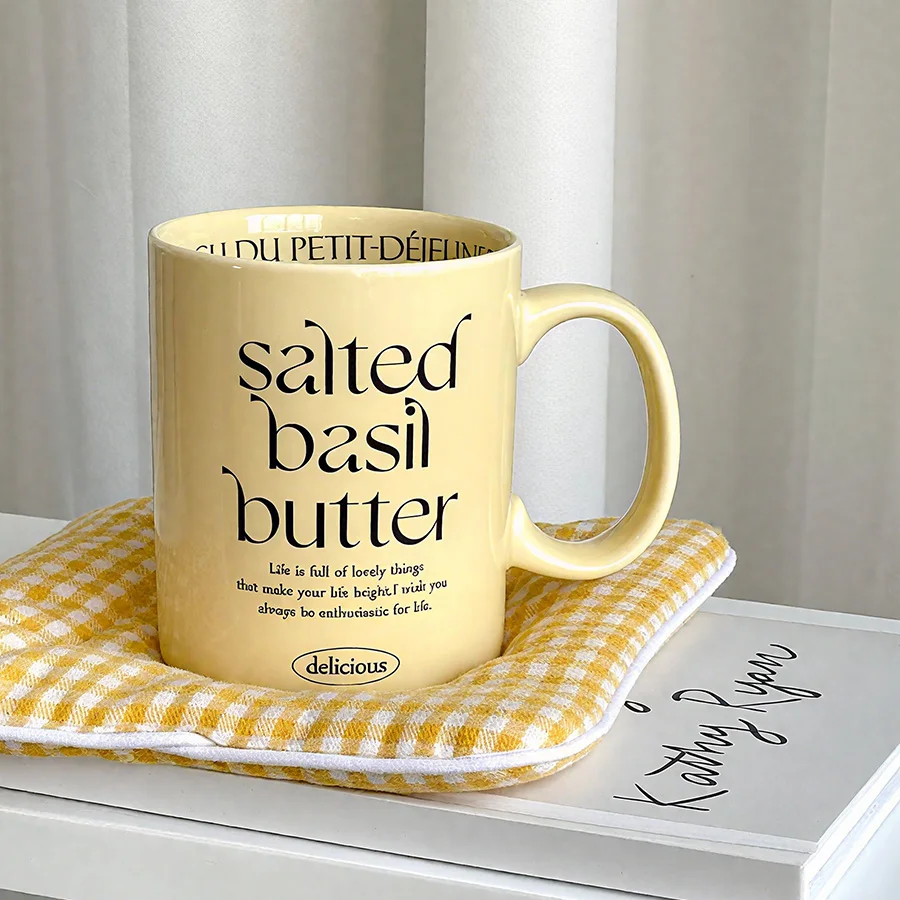 

Керамическая чашка Кофейная чашка Чашка для воды Кружка Чайная чашка Чашка Минималистский скандинавский стиль Для заваривания чая С ручкой Доступна гравировка Сделано