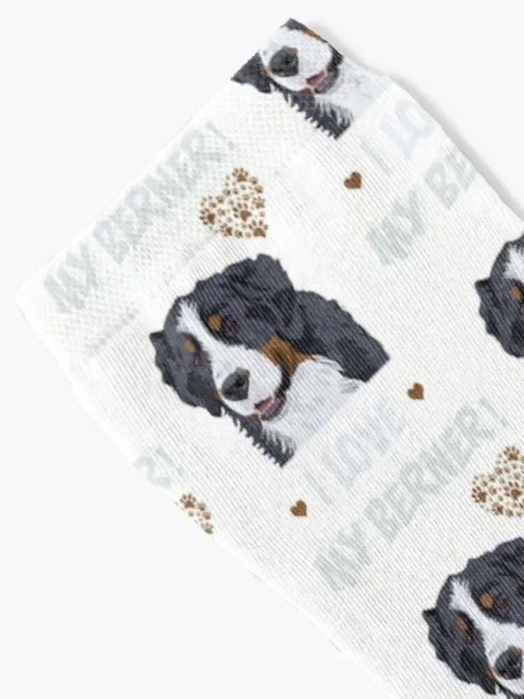 I love My Bernese Mountain Dog! Especially for Berner Dog Lovers! Socks gym sheer FASHION Run Socks For Man Women's