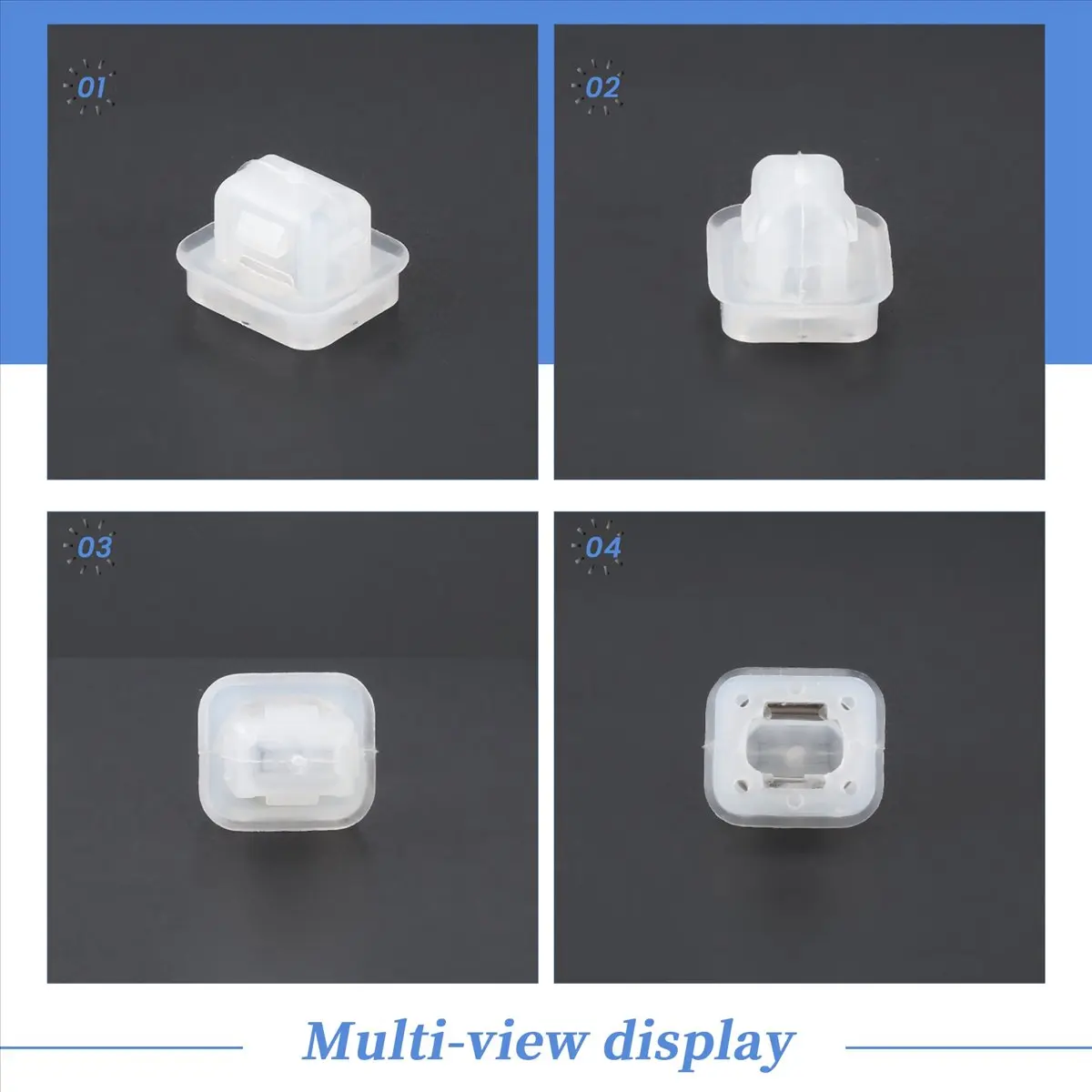 #44H (white)10x Door Trim Strip Moulding Clips Grommets,Automotive Parts & Accessories