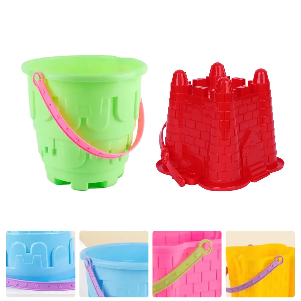 

Sandcastle Molds Sand Castle Beach Bucket Toy Kids Outdoor Summer Toys