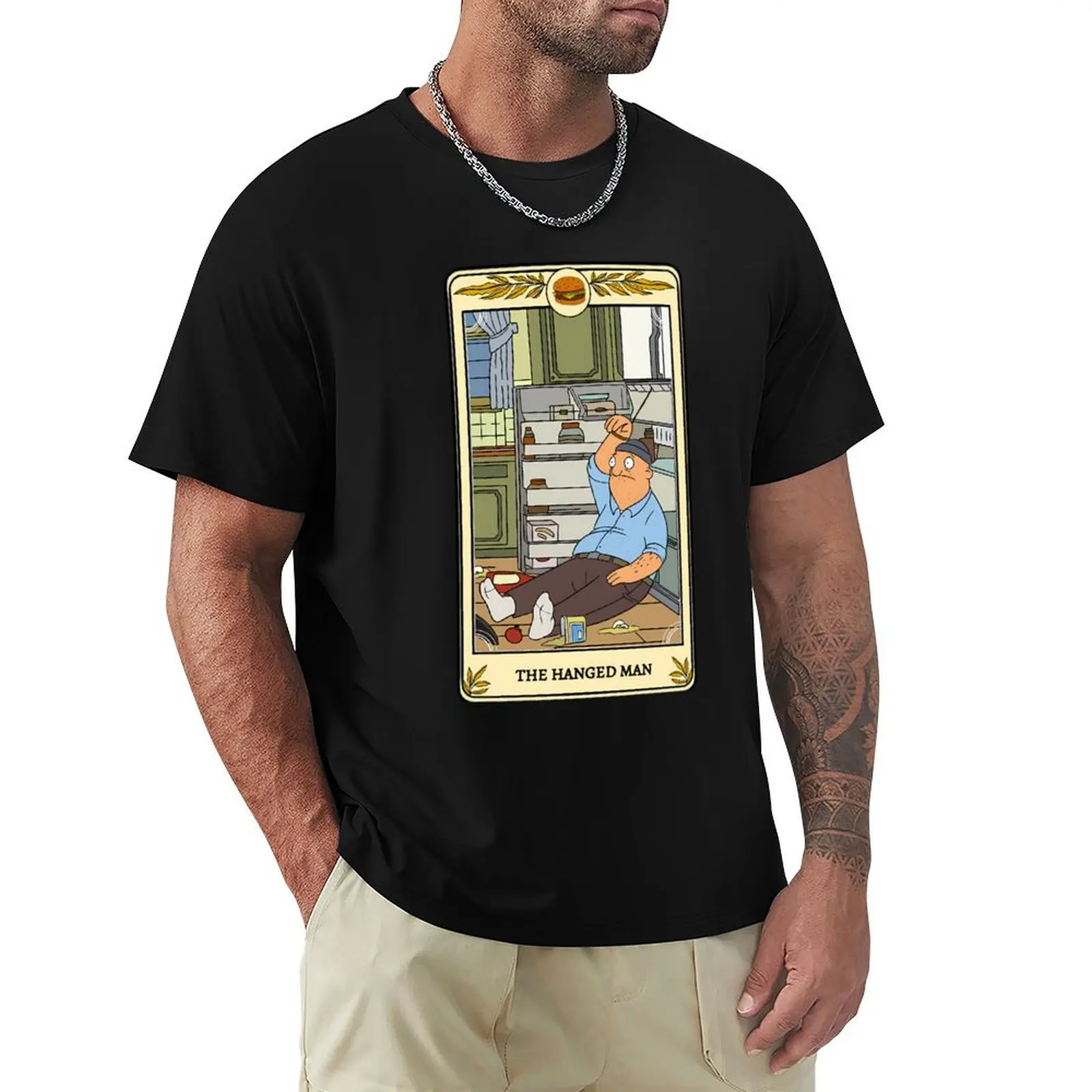 

Bob’s Burgers Tarot Card T-Shirt shirts graphic tees cute tops football t shirt oversized t shirt workout shirts for men