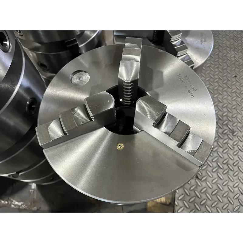 Precision Steel Lathe 3-Jaw Chuck K11-100 Series 80mm-320mm with 0.01mm Accuracy for CNC and Manual Turning Machines