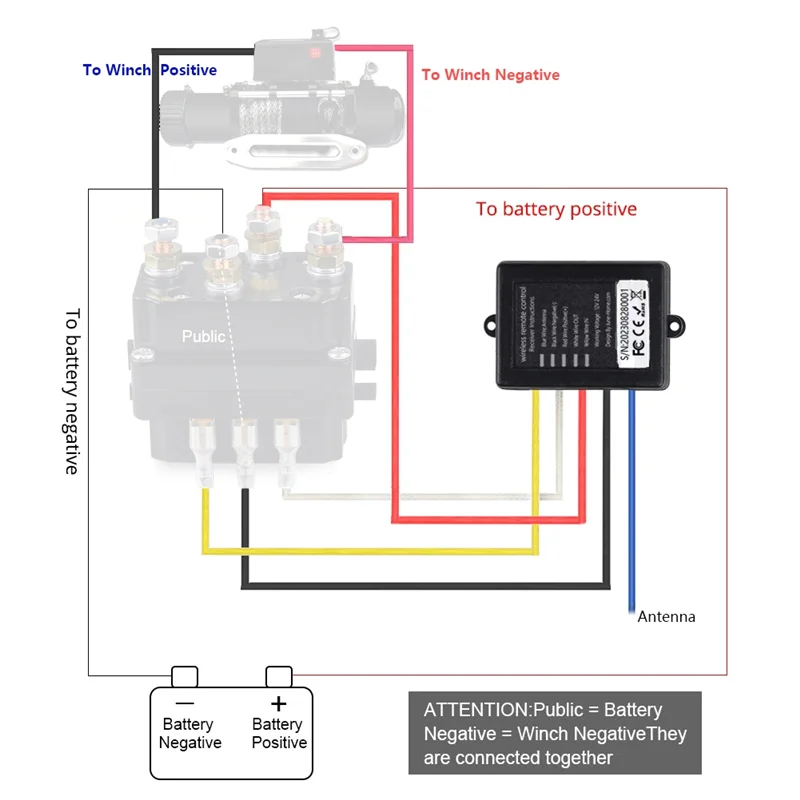 

Модуль приемника, беспроводной пульт дистанционного управления, комплект переключателей 12 В, лебедка, универсальная для Jeep ATV, внедорожника, грузовика, трубки, контроллер переключателя