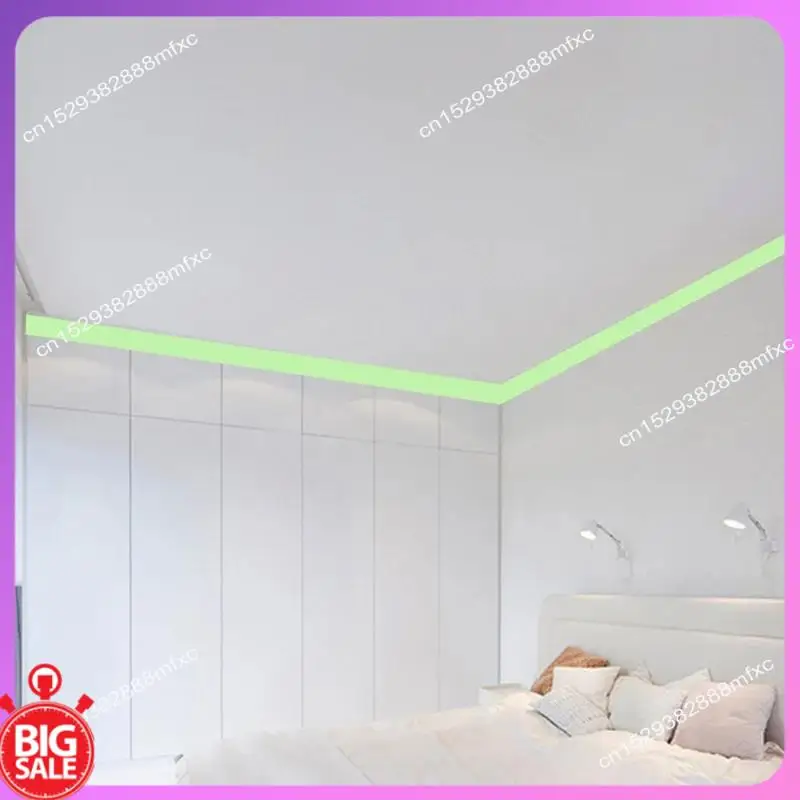 

Big Deal Luminous Band Baseboard Wall Sticker Living Room Decor Bedroom Home Decoration DIY Strip Wallpaper