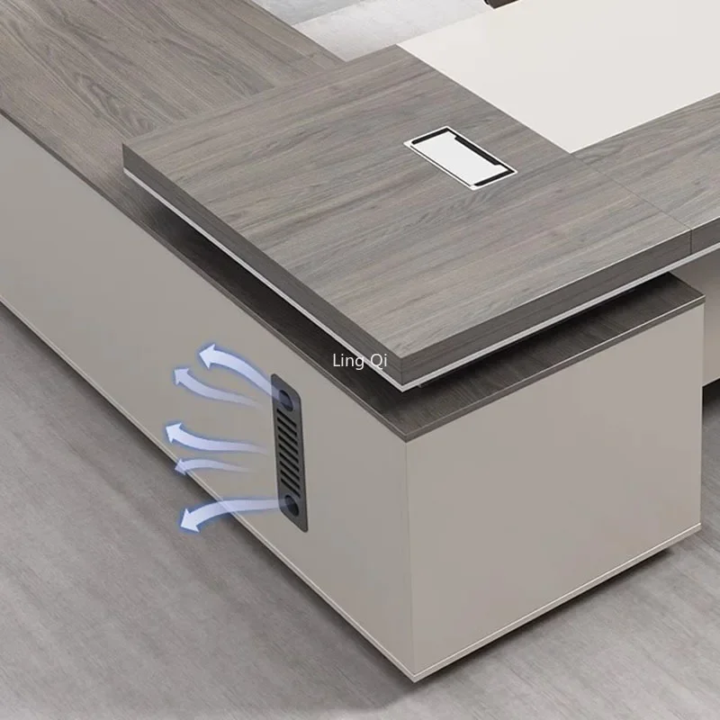 Multifunctional Desk Automatic Computer Desks Workshop Table Gaming Professional Office Furniture Acrylic Study Seating Room