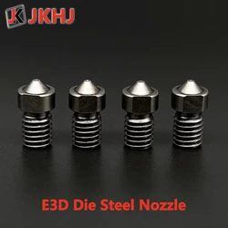 E3D V6 3D 노즐 프린터 부품 다이 스틸 노즐, 고온 경화 스틸 노즐, M6 스레드, 0.2mm, 0.3mm, 0.4mm, 0.5mm, 0.6 1.75mm