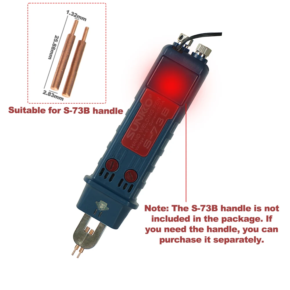 S-73B Spot Welding Pen Solder Pin & Spot Welder Welding Fixed Copper Needles Used For 737G 788H 709A 709Ad 797Dh Spot Machine