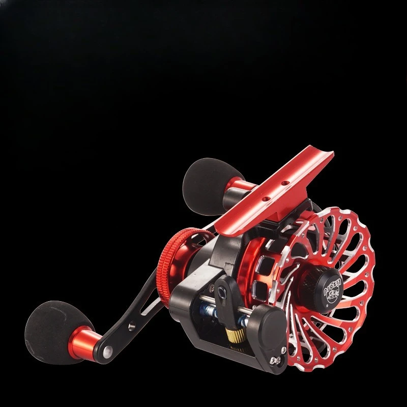 

Raft fishing wheel All-metal wire cup with leakage Magnetic slow drop bridge Raft Micro lead wheel Automatic line wheel