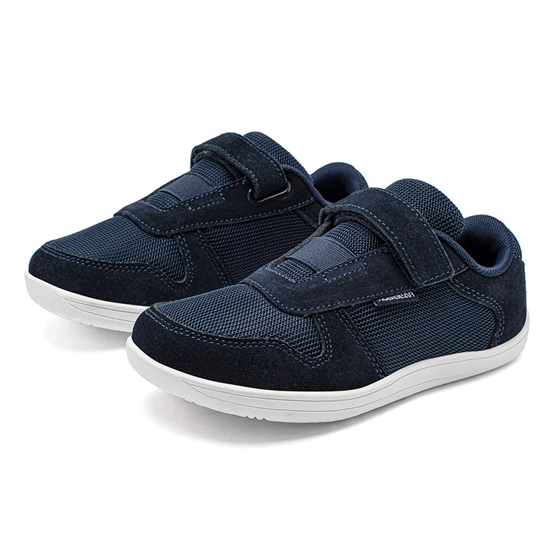 أحذية HOBIBEAR واسعة حافي القدمين للأولاد والبنات من الجلد الاصطناعي الشبكي خفيفة الوزن قابلة للتنفس أحذية رياضية بسيطة بدون قطرة #6