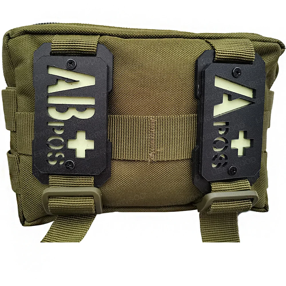 Molle EDC Identify Safety Outdoor Mark Strip Patch Umbrella Blood Type Nuclear Radiation Cat Eyes Tactical Equipment Accessorry