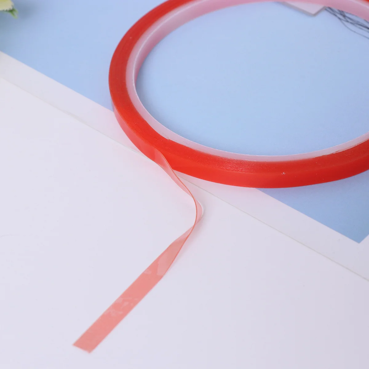 5Mm X 5M Double Sided Adhesive Tape Clear Versatile Strong Hold on Wood Cloth Foam Glass Metal Plastic Suitable for Electronic