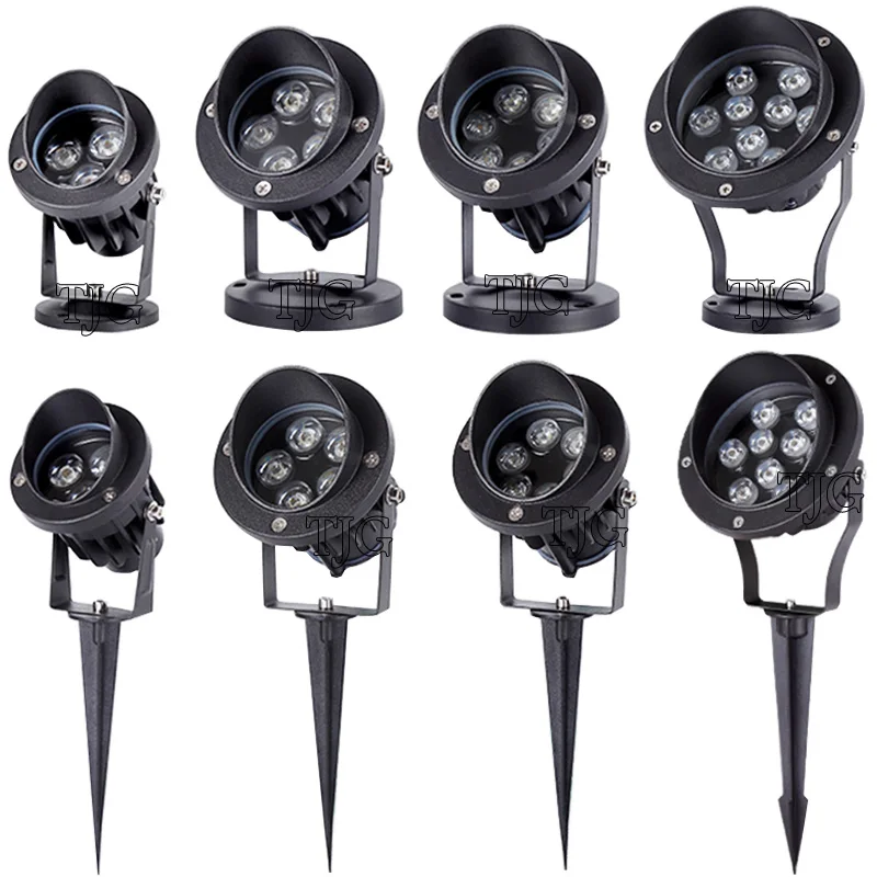 

LED Lawn Lamp Spike Light DC12V AC85-265V Outdoor Waterproof IP65 Pathway Garden Spot Bulb 3W 6W 10W 12W 18W Decor Landscape