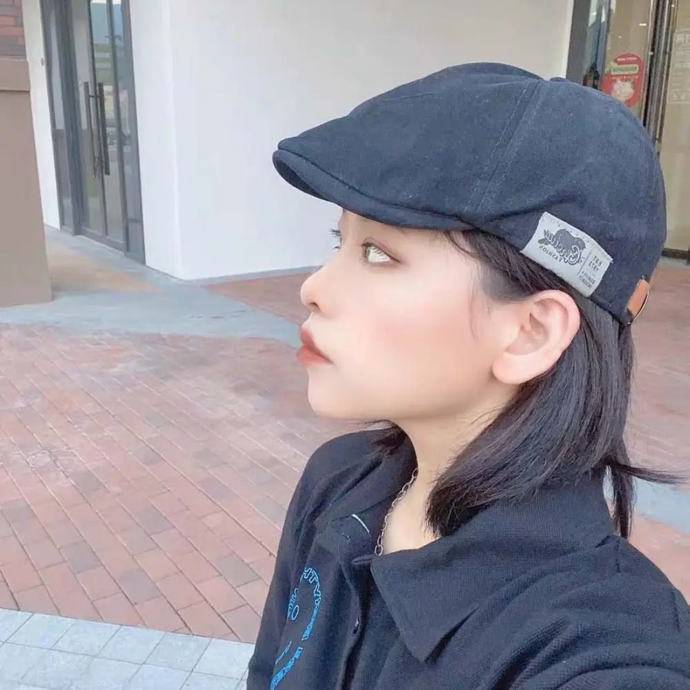 النمط الغربي البريطاني القبعات خمر قبعة الرجعية الكلاسيكية ارتداء اليومي الرجال القبعات قبعة القطن قابل للتعديل قبعة بيسبول السفر الرياضة #4