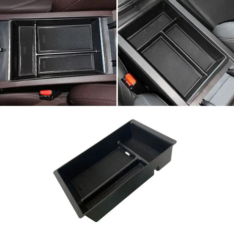 For Chery Tiggo 8 Pro Max 2022 2023 2024 Car Accessories Center Control Armrest Box Storage Box Cover ABS Plastic Black Trim